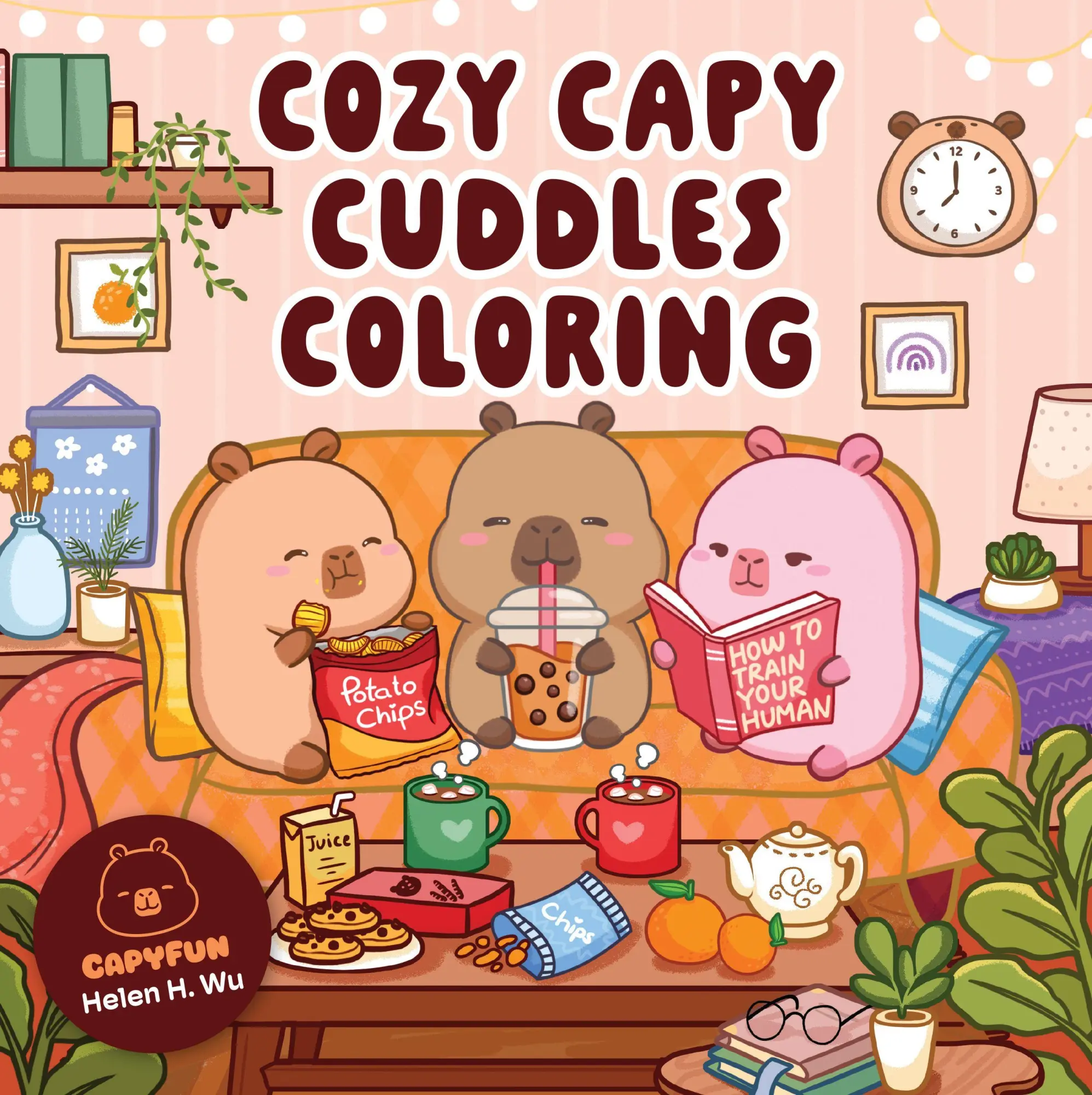 Cover: 9781577159636 | Cozy Capy Cuddles Coloring | Helen H Wu | Taschenbuch | Englisch