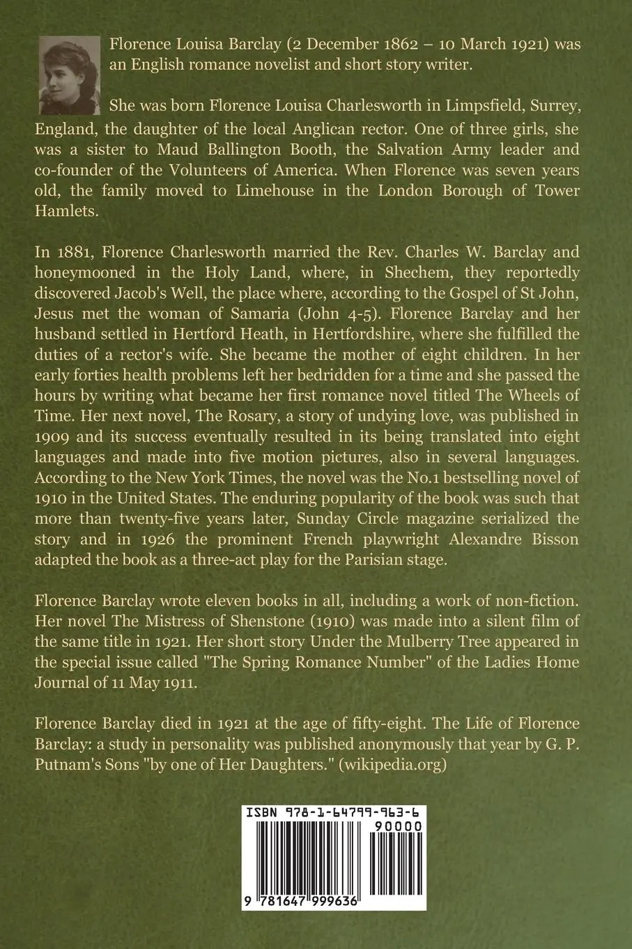 Rückseite: 9781647999636 | The Following of the Star | Florence L. Barclay | Taschenbuch | 2020