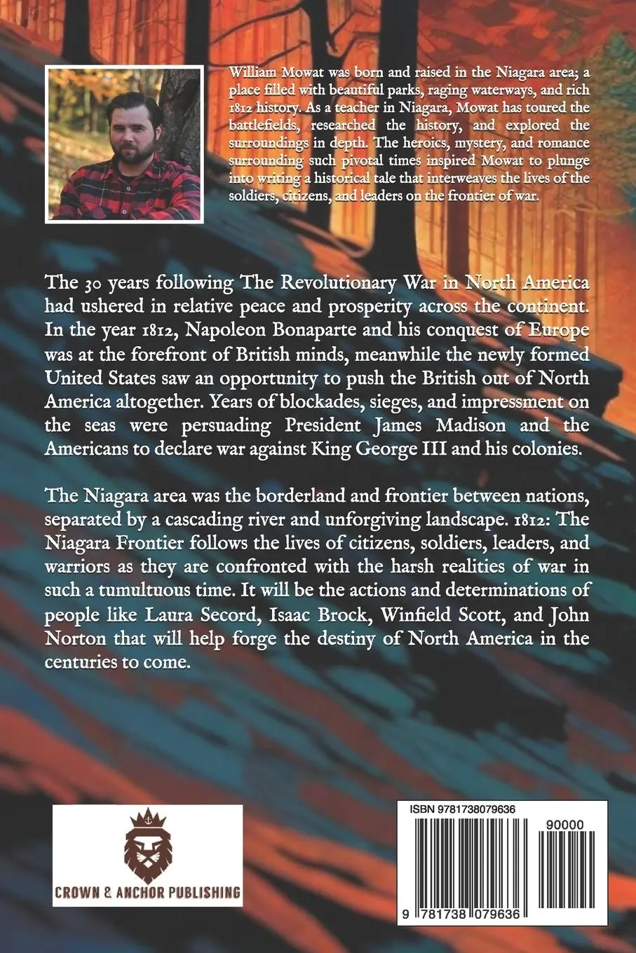 Rückseite: 9781738079636 | 1812 | The Niagara Frontier | William Mowat | Taschenbuch | Englisch