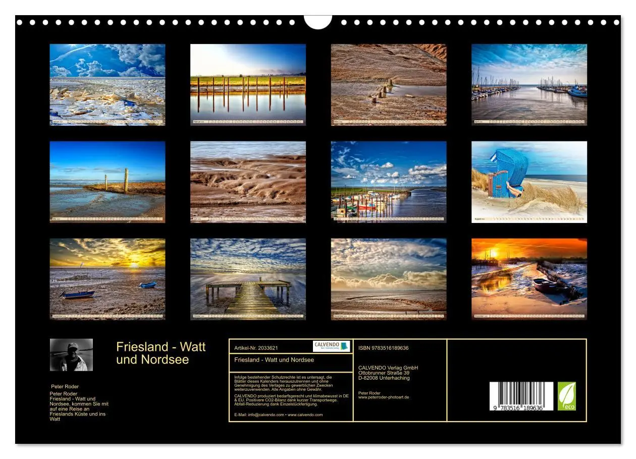 Bild: 9783516189636 | Friesland - Watt und Nordsee (Wandkalender 2026 DIN A3 quer),...