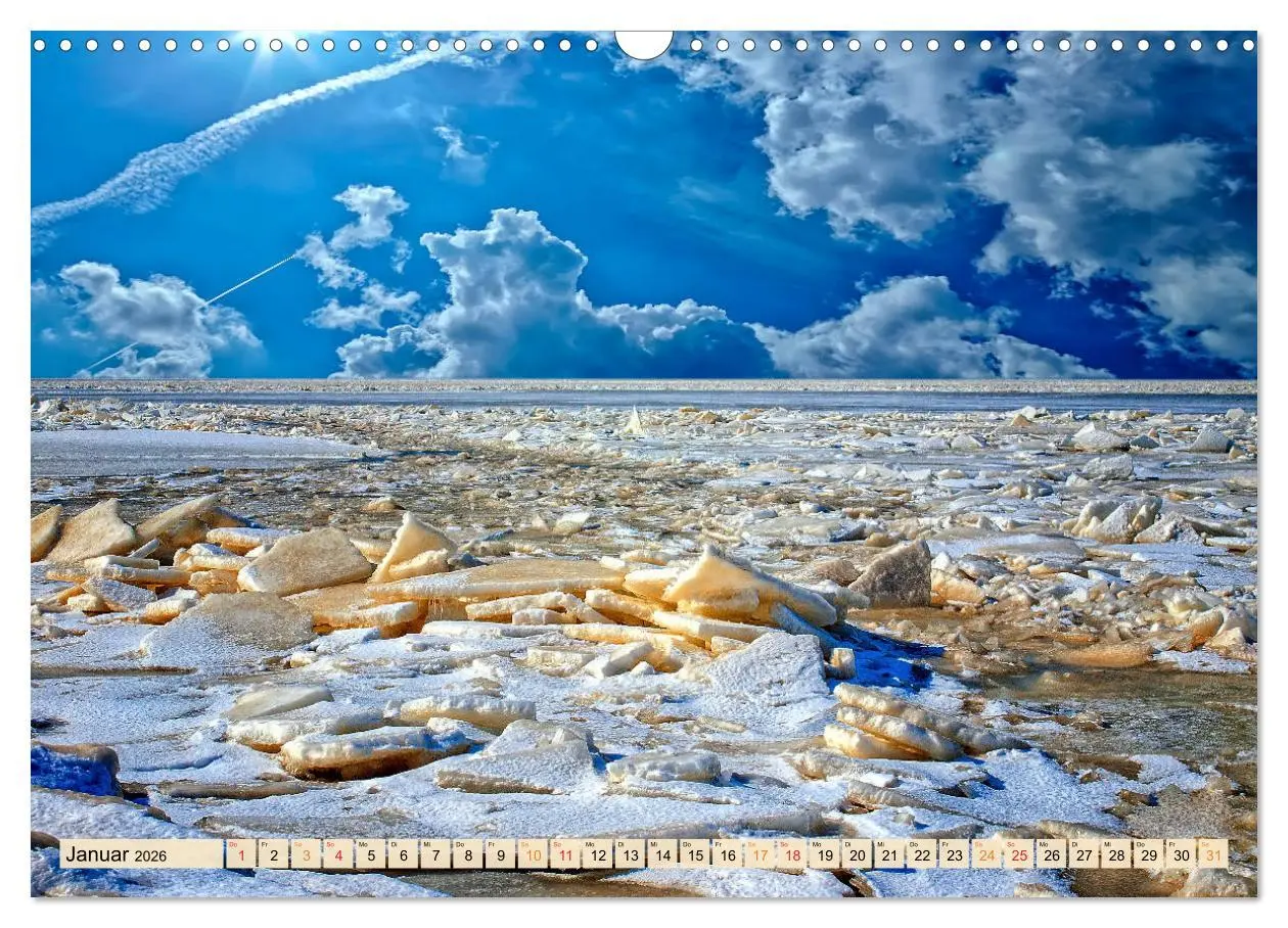Bild: 9783516189636 | Friesland - Watt und Nordsee (Wandkalender 2026 DIN A3 quer),...