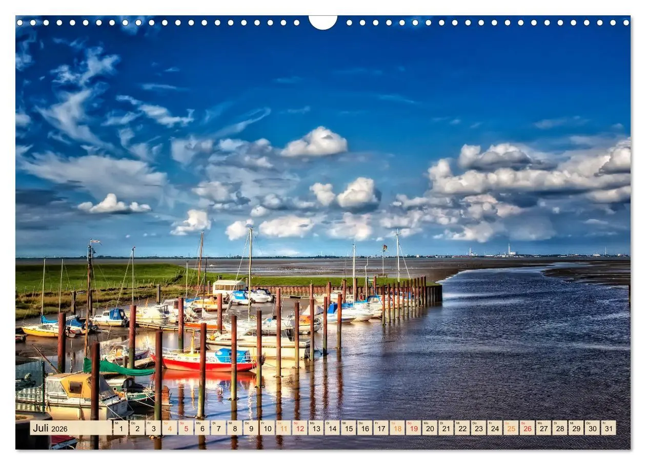 Bild: 9783516189636 | Friesland - Watt und Nordsee (Wandkalender 2026 DIN A3 quer),...
