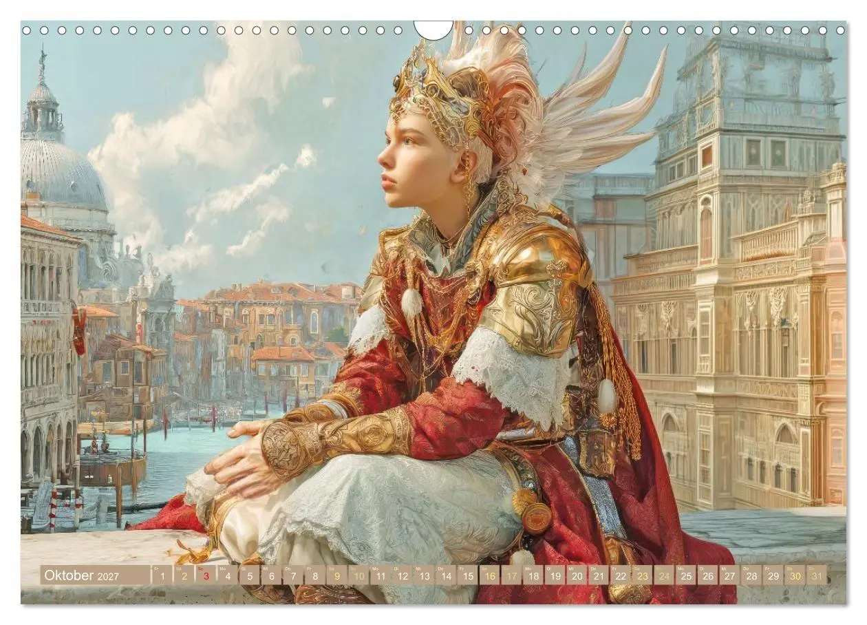Bild: 9783569729636 | Venedig in bunten Werken - Fiktive Kunstschöpfungen (Wandkalender...