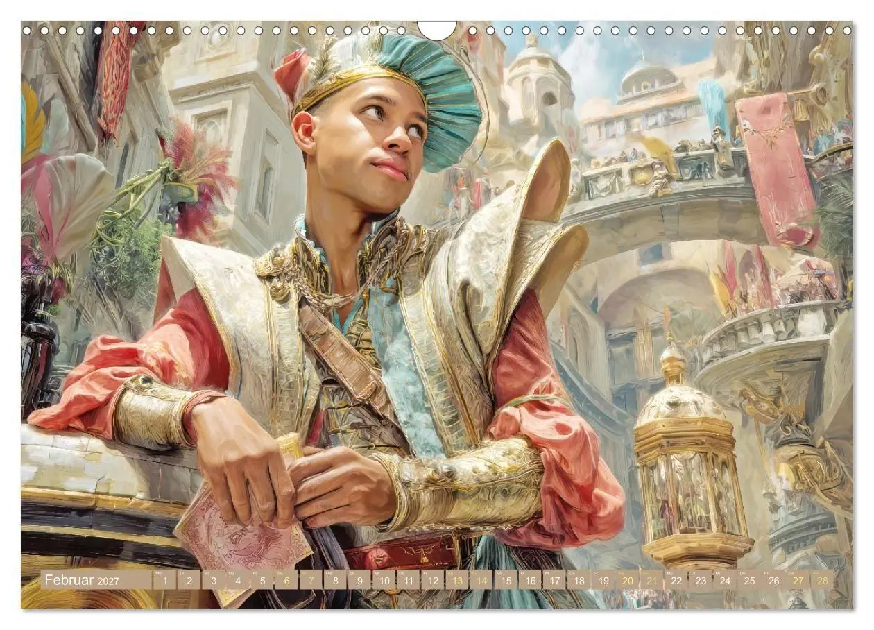 Bild: 9783569729636 | Venedig in bunten Werken - Fiktive Kunstschöpfungen (Wandkalender...