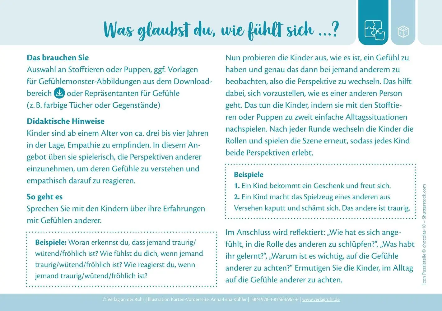 Bild: 9783834669636 | Kennst du das Gefühl? - Aktivitätsbildkarten | Katia Simon | Box