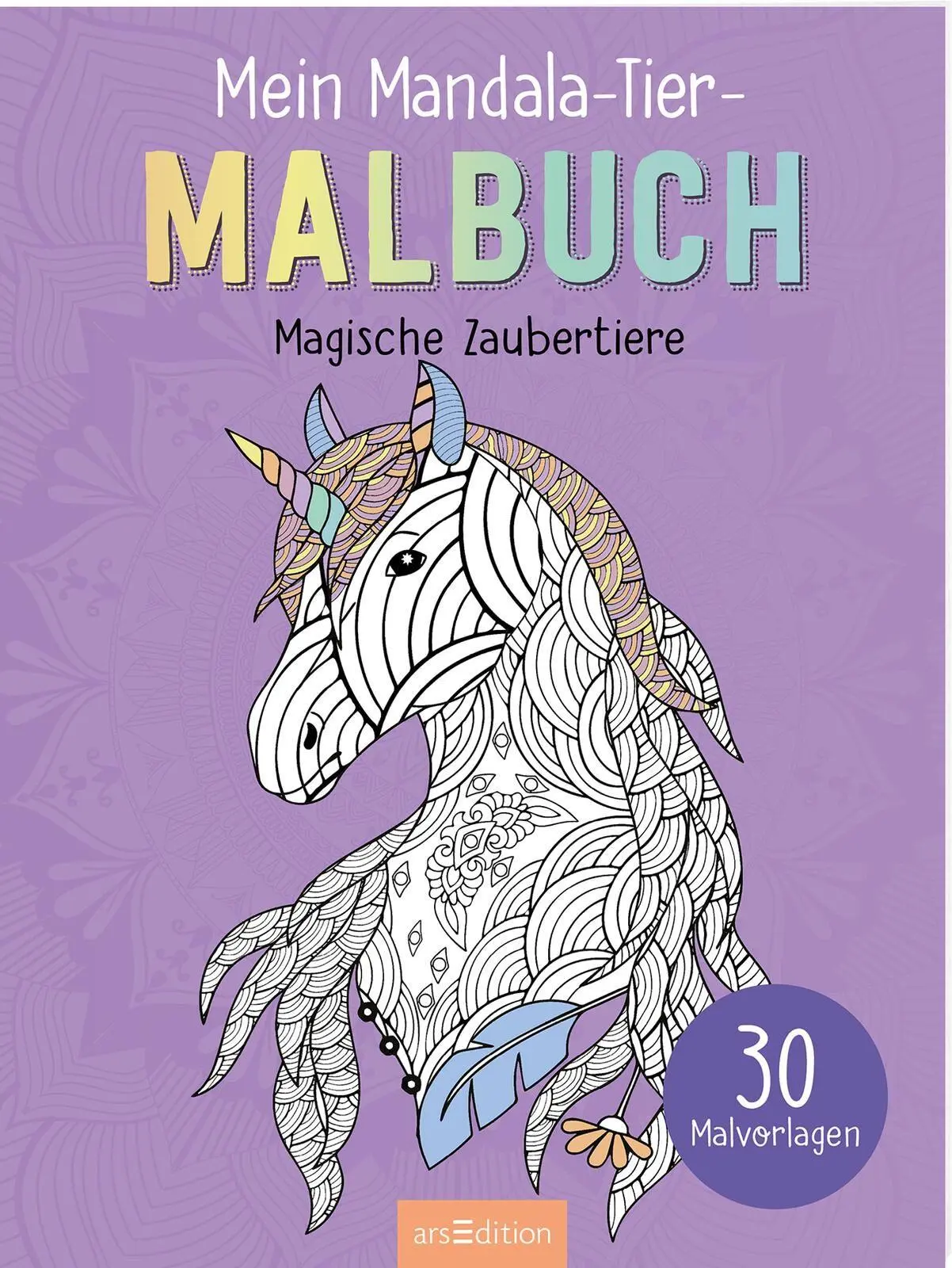Cover: 9783845869636 | Mein Mandala-Tier-Malbuch - Magische Zaubertiere | 30 Malvorlagen