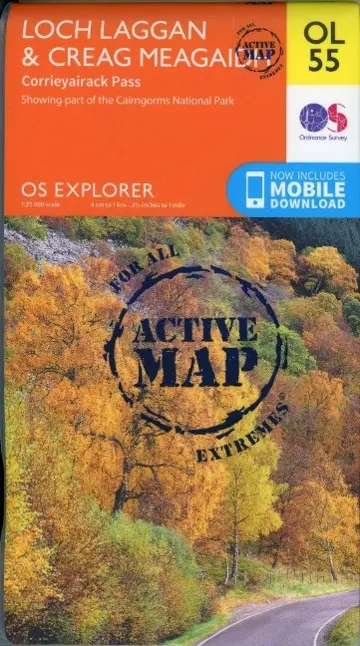 Cover: 9780319469736 | Loch Laggan &amp; Creag Meagaidh, Corrieyairack Pass | Ordnance Survey
