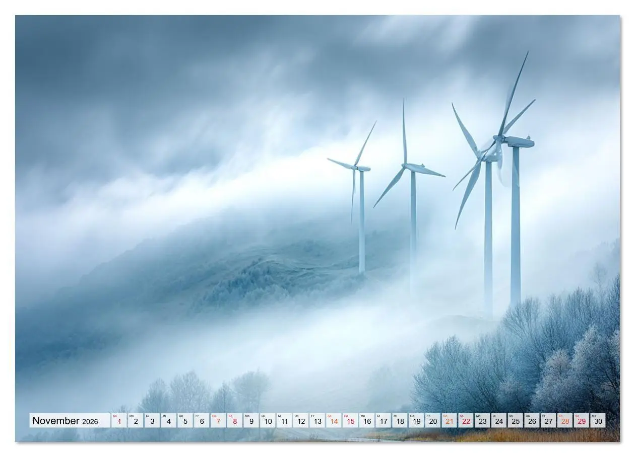 Bild: 9783516629736 | Windträume (Wandkalender 2026 DIN A2 quer), CALVENDO Monatskalender