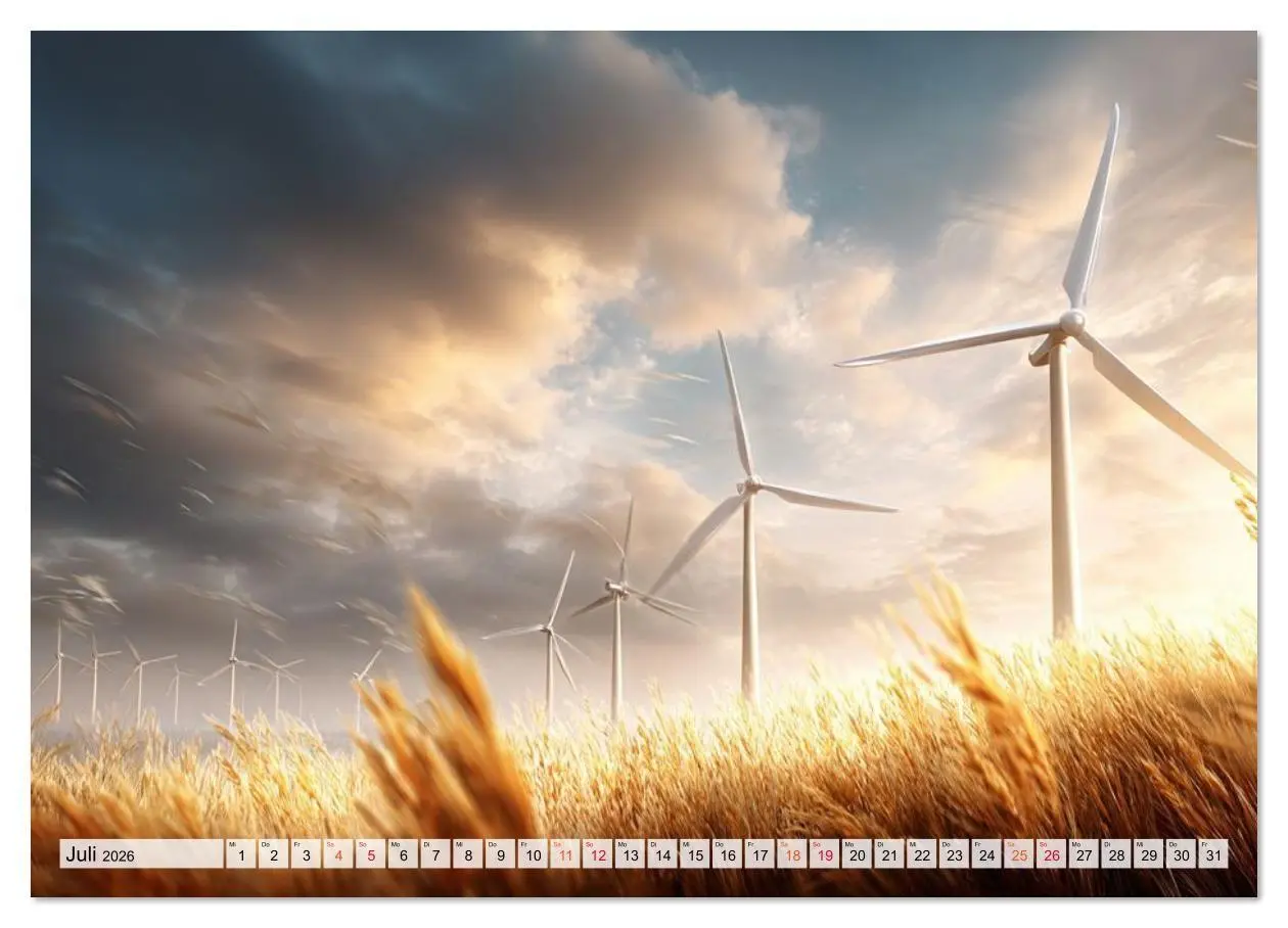 Bild: 9783516629736 | Windträume (Wandkalender 2026 DIN A2 quer), CALVENDO Monatskalender