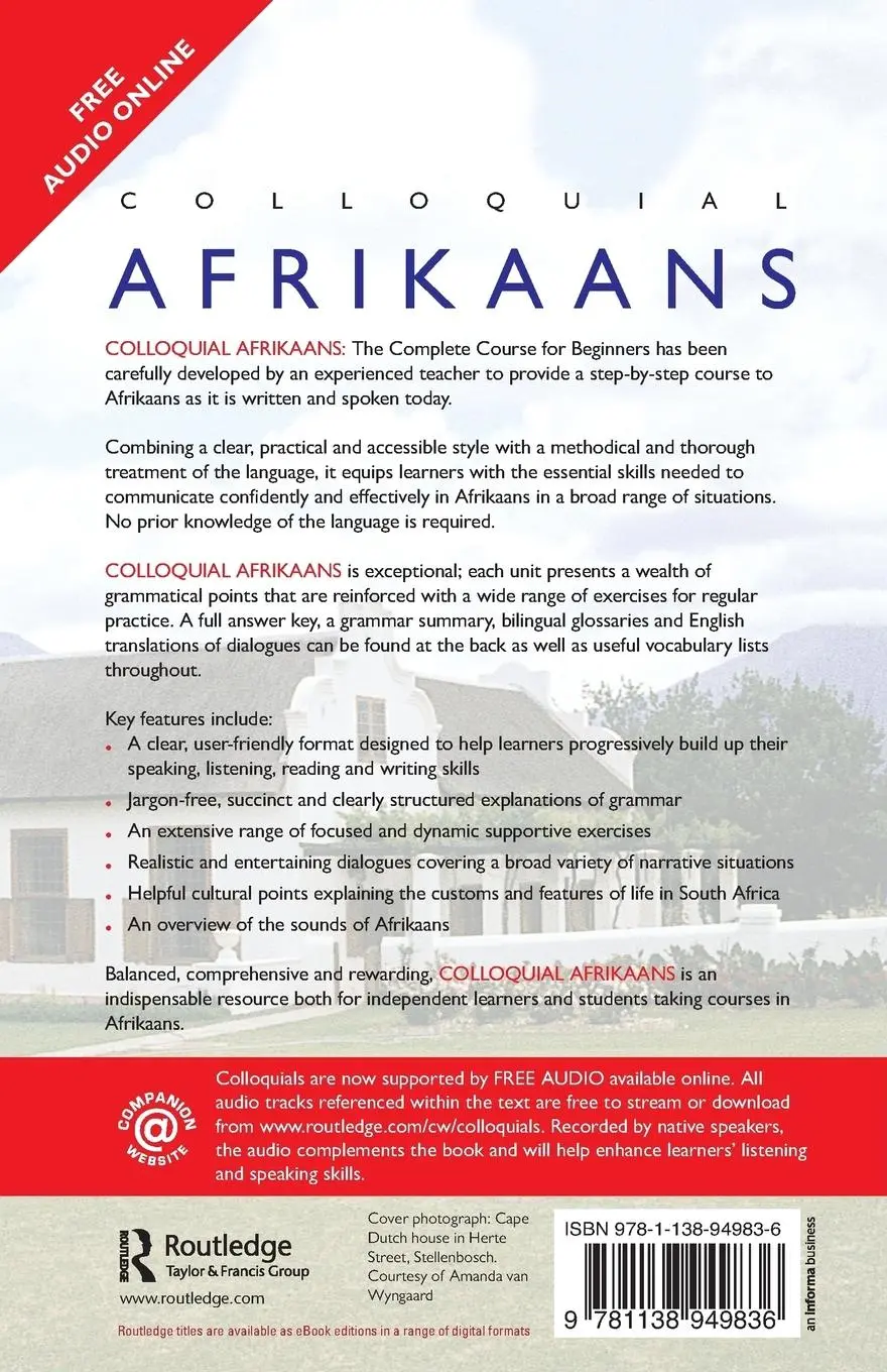 Rückseite: 9781138949836 | Colloquial Afrikaans | The Complete Course for Beginners | Donaldson