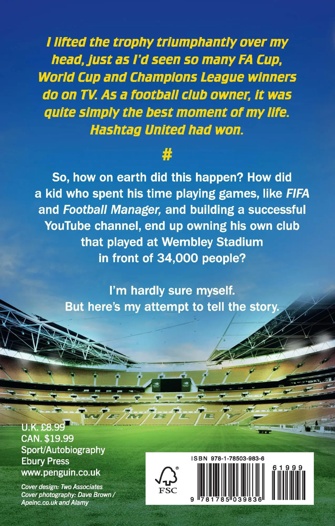Rückseite: 9781785039836 | Gamechanger | From playing FIFA to owning my own club | Spencer Fc