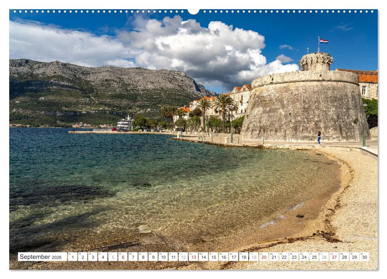 Bild: 9783457389836 | Kroatien - Korcula (hochwertiger Premium Wandkalender 2026 DIN A2...