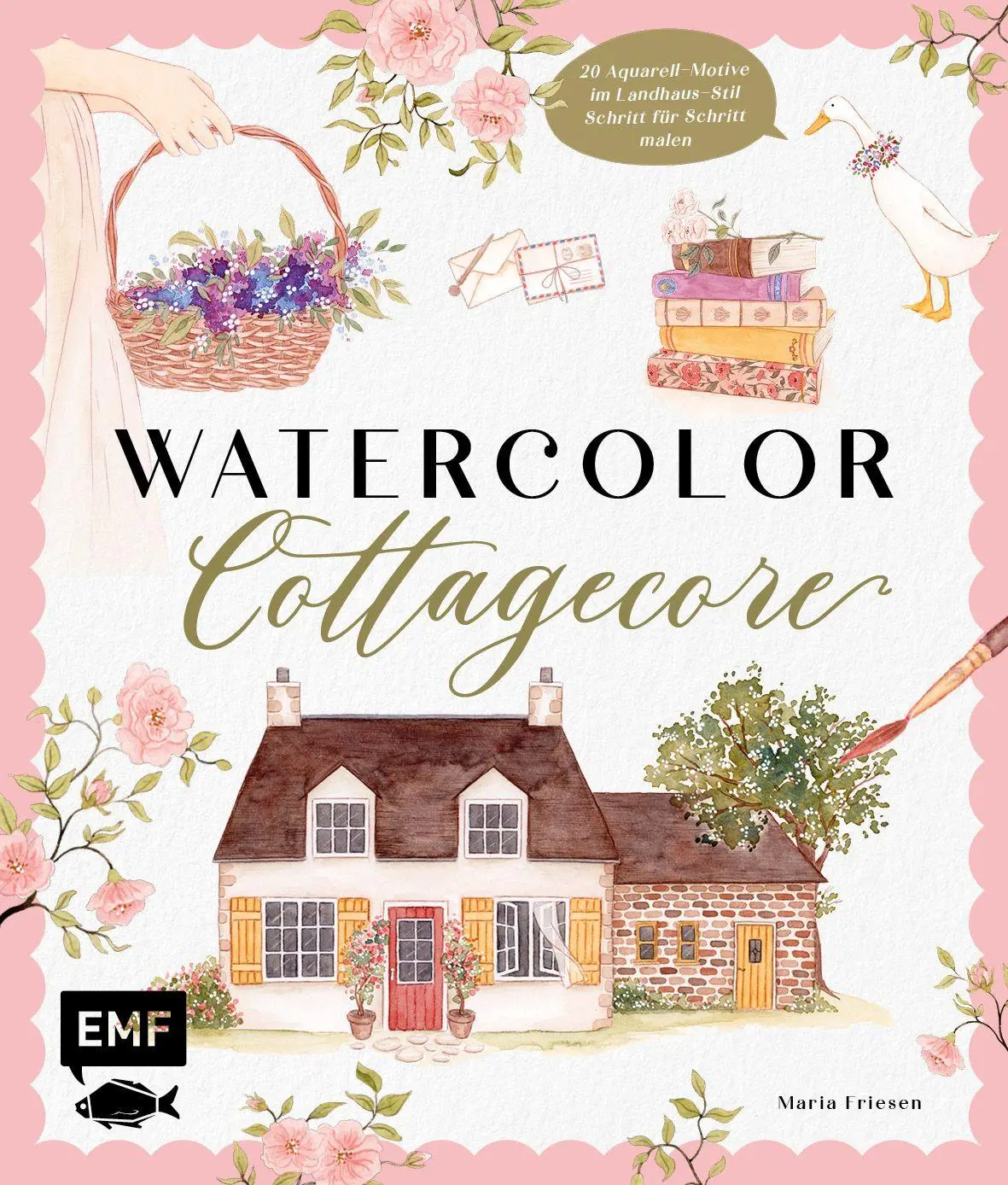 Cover: 9783745929836 | Watercolor Cottagecore | Maria Friesen | Buch | 128 S. | Deutsch