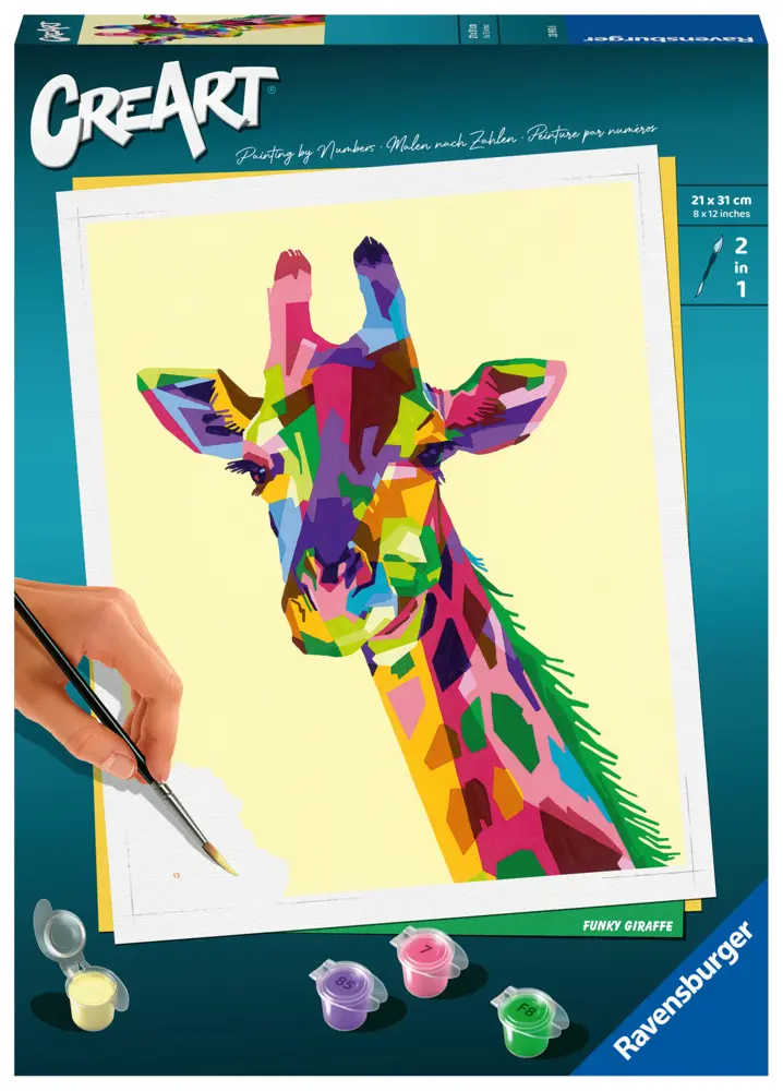 Cover: 4005556289936 | Ravensburger Malen nach Zahlen 28993 - Funky Giraffe - ab 12 Jahren