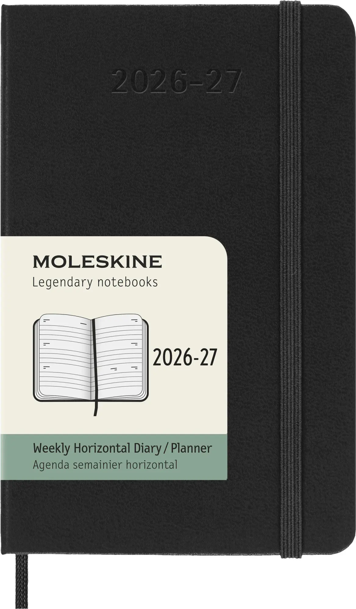 Cover: 8056999279936 | Moleskine 18 Monate Wochenkalender 2026/2027, P/A6, 1 Wo = 2...