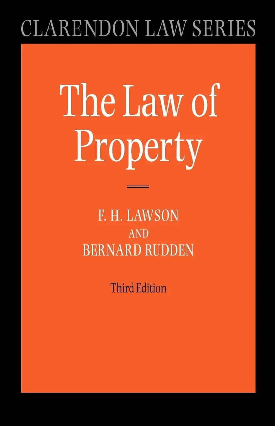 Cover: 9780198299936 | Law of Property | F. H. Lawson (u. a.) | Taschenbuch | Englisch | 2002