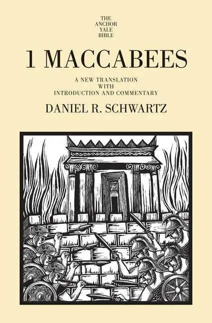 Cover: 9780300159936 | 1 Maccabees | A New Translation with Introduction and Commentary