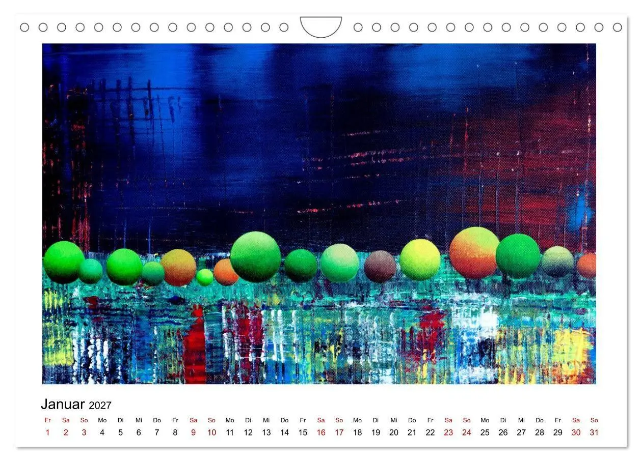 Bild: 9783569869936 | New Yorker Stadtansichten in abstrakter Malerei (Wandkalender 2027...