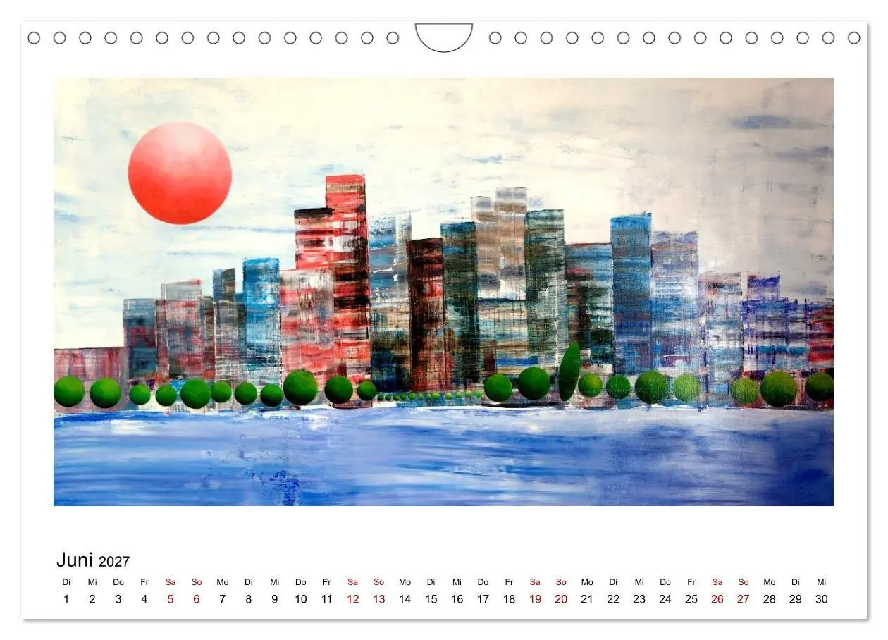 Bild: 9783569869936 | New Yorker Stadtansichten in abstrakter Malerei (Wandkalender 2027...
