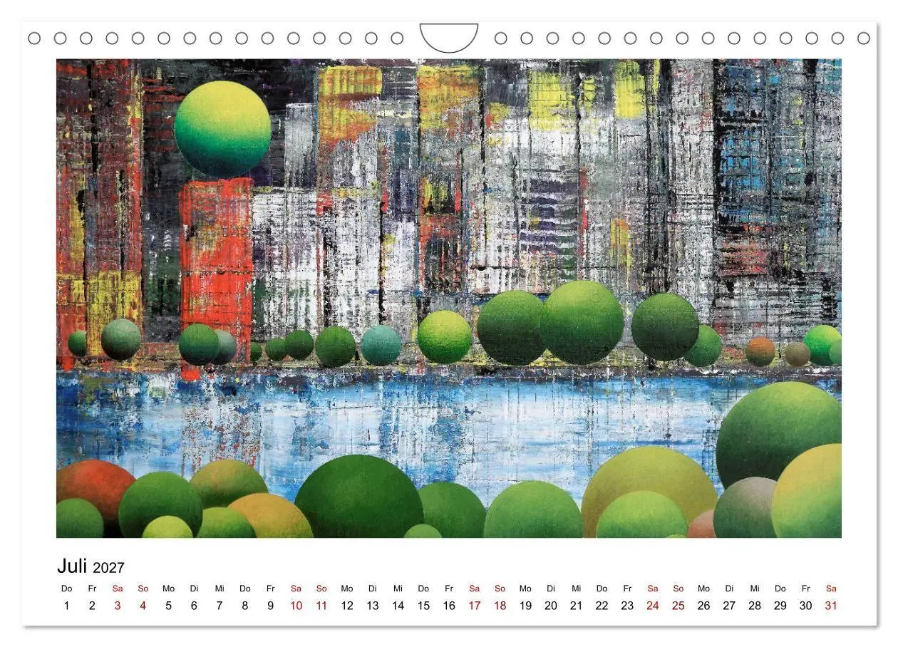 Bild: 9783569869936 | New Yorker Stadtansichten in abstrakter Malerei (Wandkalender 2027...