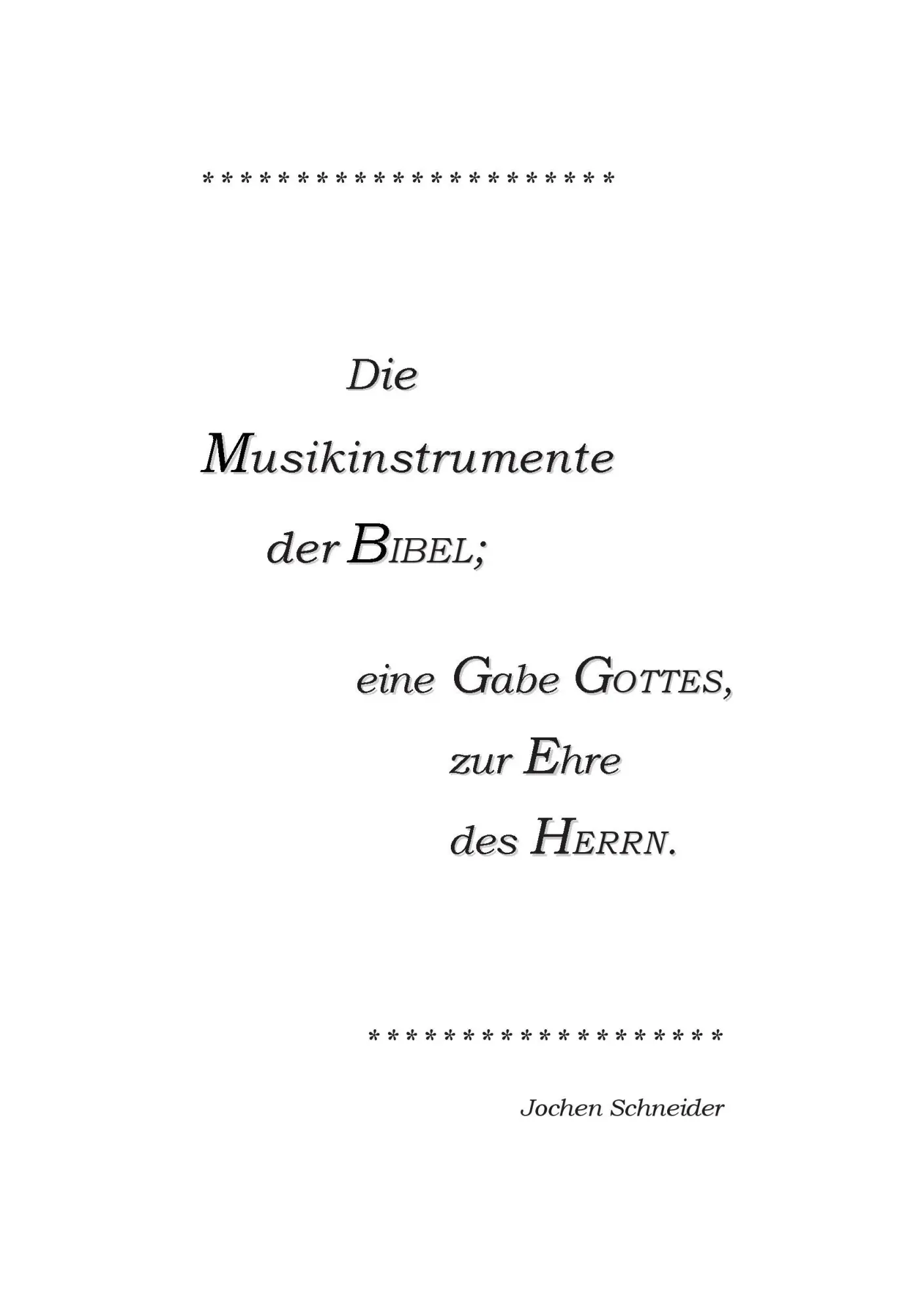 Cover: 9783739219936 | Die Musikinstrumente der Bibel | Eine Gabe Gottes, zur Ehre des Herrn