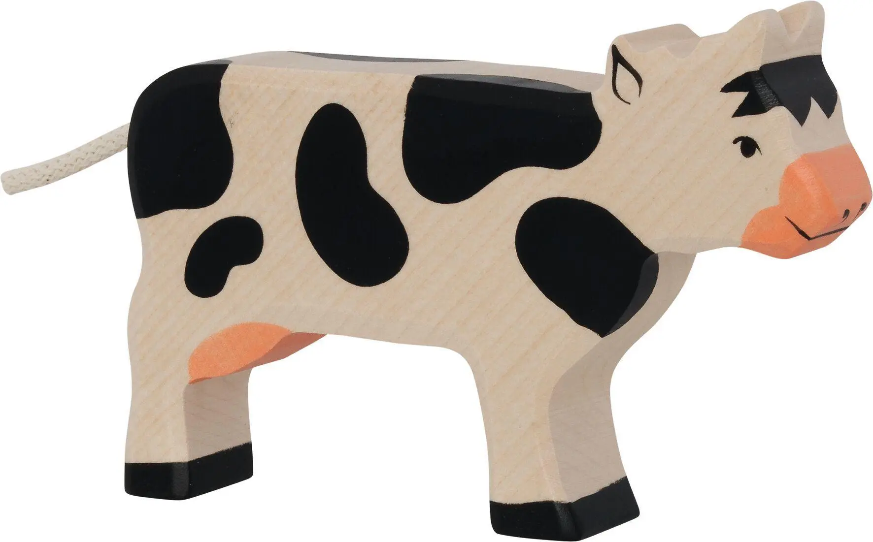 Cover: 4013594800037 | Kuh, stehend, schwarz | ca. 16 x 2,8 x 11 cm, Holz, per Stück | 80003