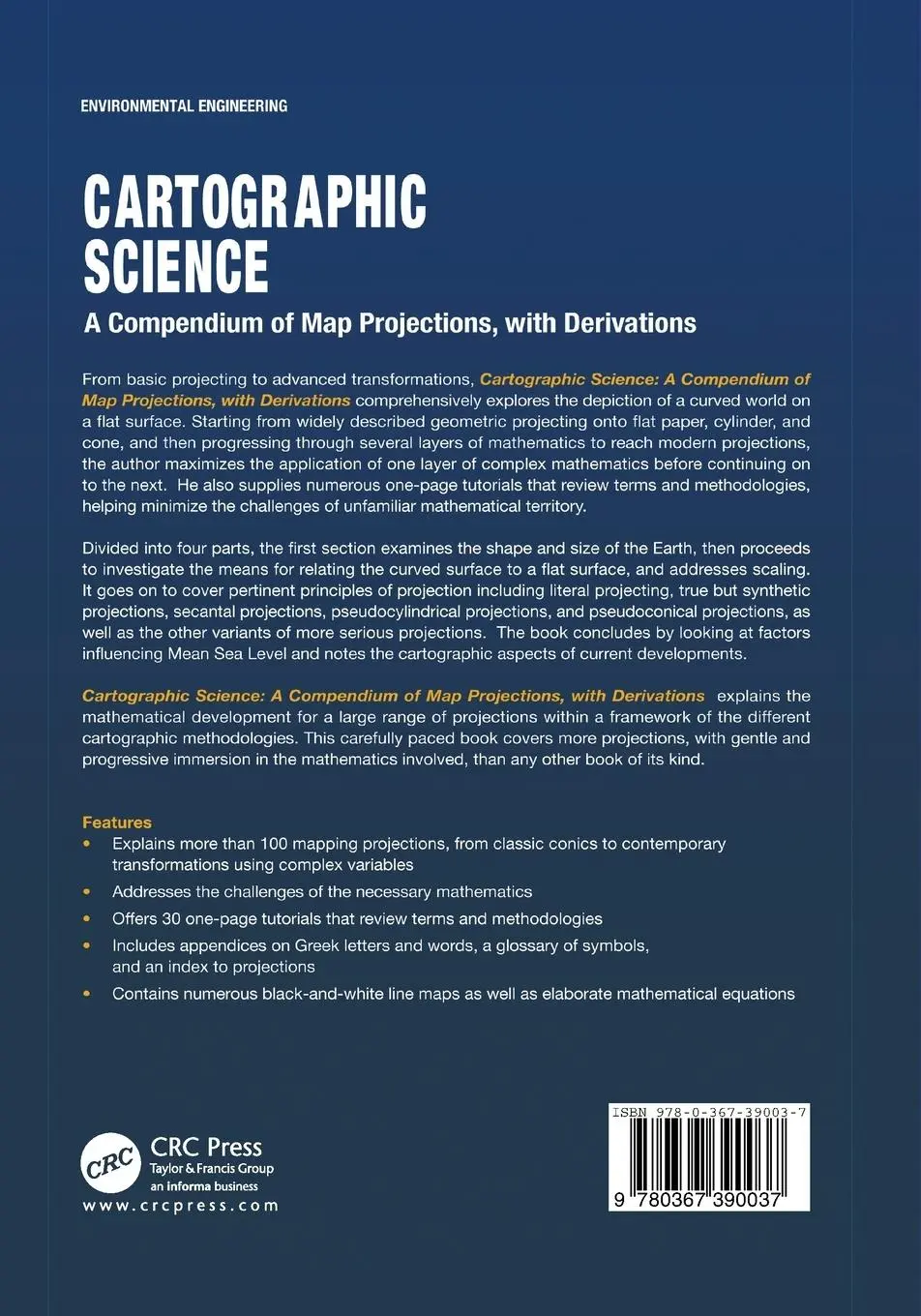 Rückseite: 9780367390037 | Cartographic Science | Donald Fenna | Taschenbuch | Englisch | 2019