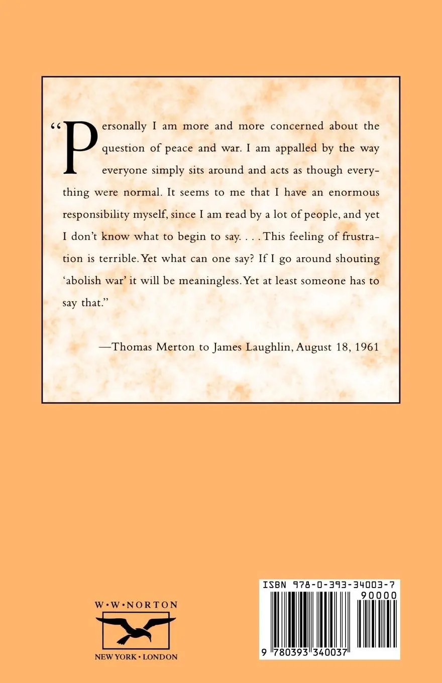 Rückseite: 9780393340037 | Thomas Merton and James Laughton | Selected Letters | Merton (u. a.)