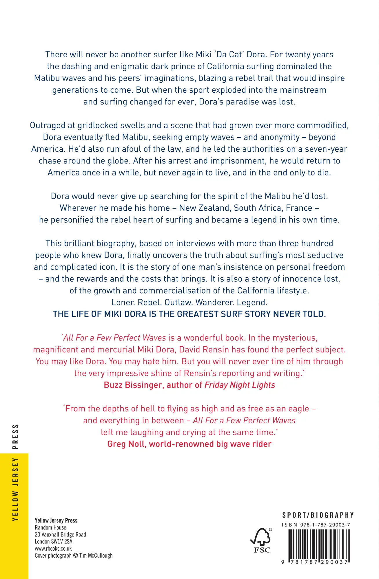 Rückseite: 9781787290037 | All For A Few Perfect Waves | David Rensin | Taschenbuch | Englisch