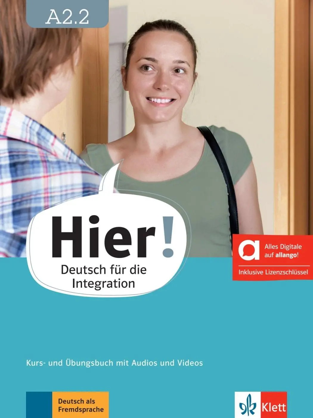 Cover: 9783126730037 | Hier! A2.2 - Hybride Ausgabe allango. Kurs- und Übungsbuch mit...