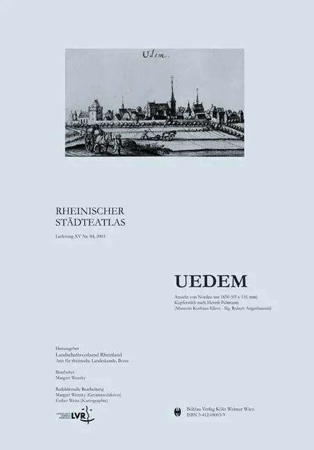 Cover: 9783412080037 | Uedem | LVR-Institut f. Landeskunde u. Regionalgeschichte | Buch