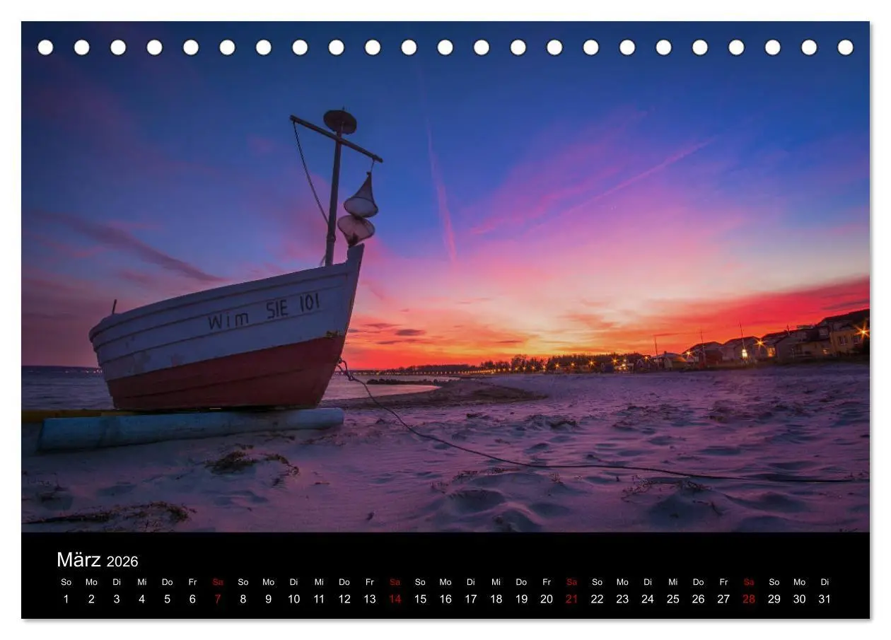 Bild: 9783457870037 | Ostholsteins Ostseeküste (Tischkalender 2026 DIN A5 quer), CALVENDO...