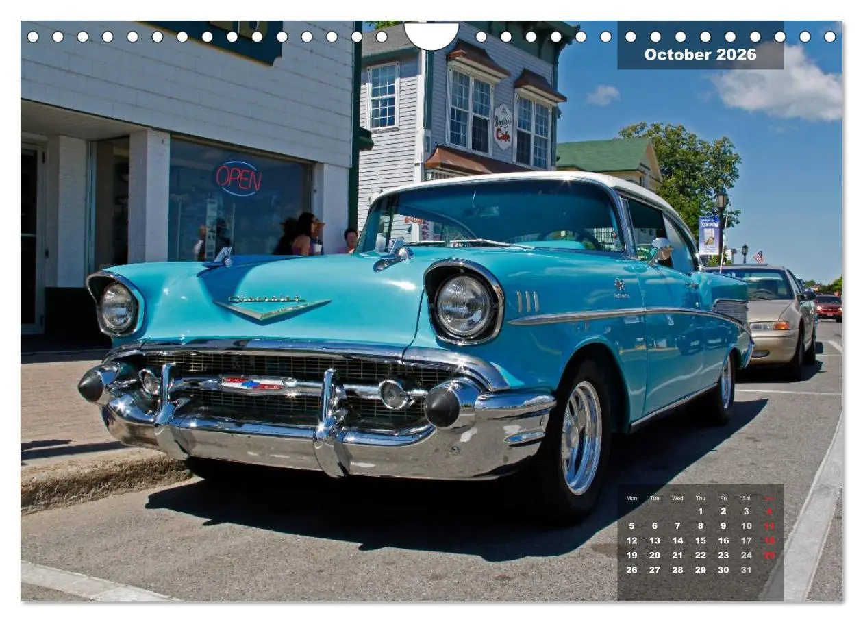 Bild: 9783516580037 | US Classic Cars (Wall Calendar 2026 DIN A4 landscape), CALVENDO 12...