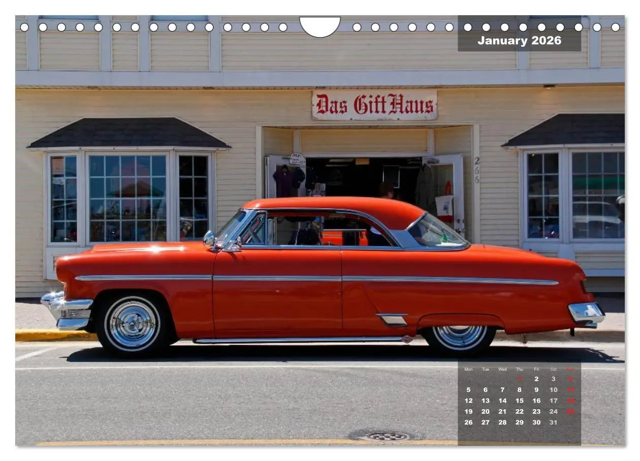 Bild: 9783516580037 | US Classic Cars (Wall Calendar 2026 DIN A4 landscape), CALVENDO 12...