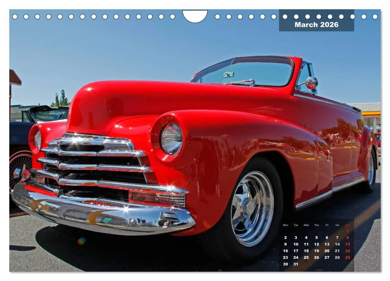 Bild: 9783516580037 | US Classic Cars (Wall Calendar 2026 DIN A4 landscape), CALVENDO 12...