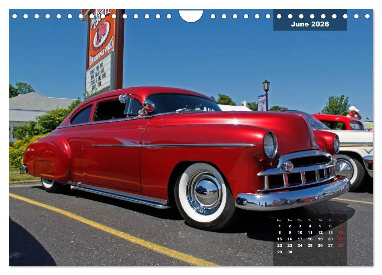 Bild: 9783516580037 | US Classic Cars (Wall Calendar 2026 DIN A4 landscape), CALVENDO 12...