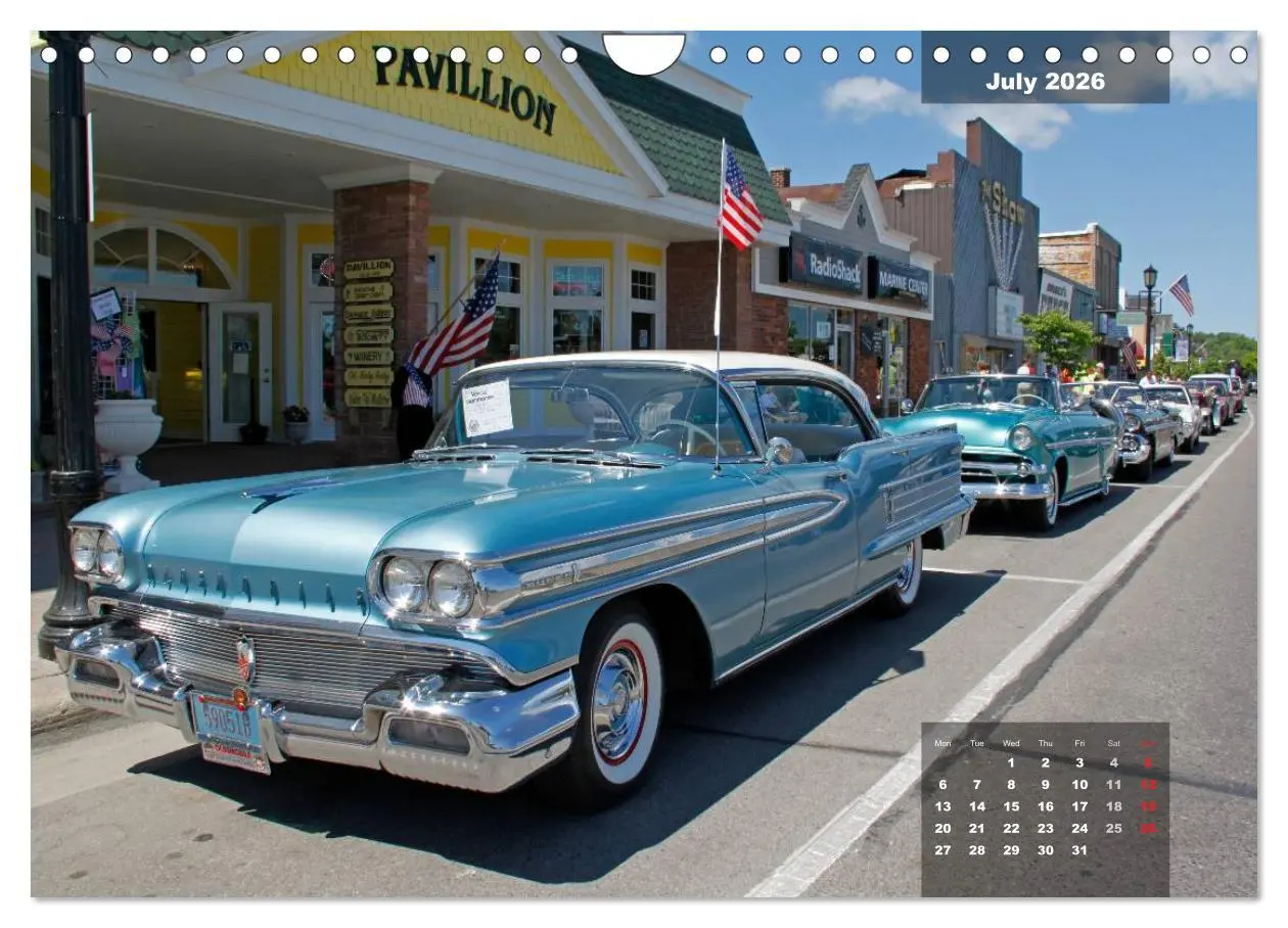 Bild: 9783516580037 | US Classic Cars (Wall Calendar 2026 DIN A4 landscape), CALVENDO 12...