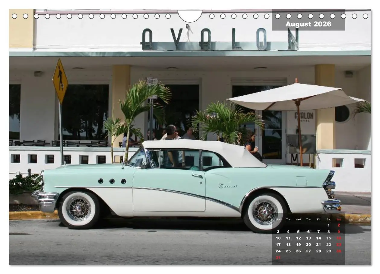Bild: 9783516580037 | US Classic Cars (Wall Calendar 2026 DIN A4 landscape), CALVENDO 12...