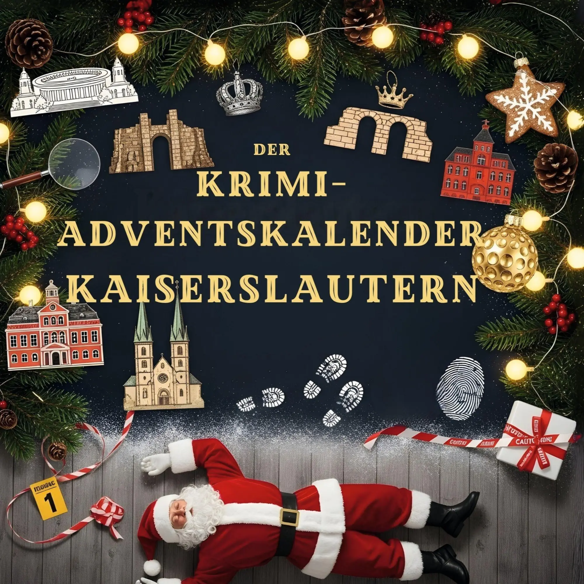 Cover: 9783695300037 | Der Krimi-Adventskalender Kaiserslautern | Mordsverdächtig in 24 Akten