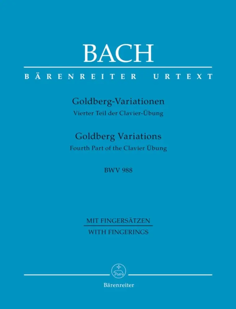 Cover: 9790012170037 | Goldberg Variationen BWV988 | Johann Sebastian Bach | Partitur