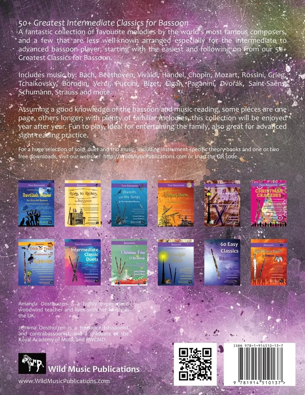 Rückseite: 9781914510137 | 50+ Greatest Intermediate Classics for Bassoon | Oosthuizen (u. a.)