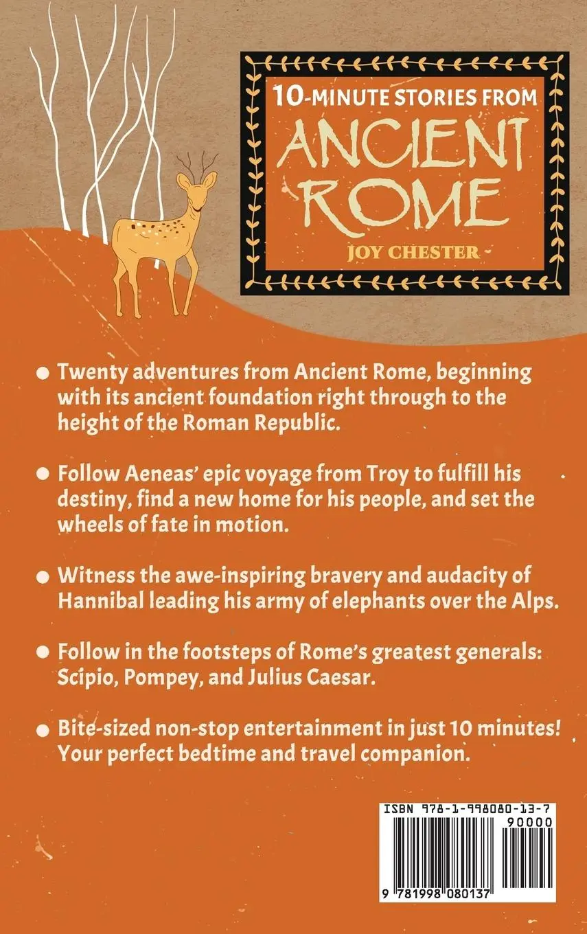 Rückseite: 9781998080137 | 10-Minute Stories From Ancient Rome | Joy Chester | Buch | Englisch