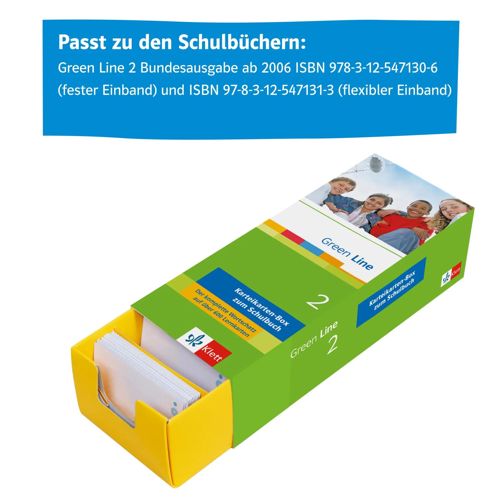 Bild: 9783129240137 | Green Line 2. Vokabel-Lernbox | Harald Weisshaar | Box | Box | 2008