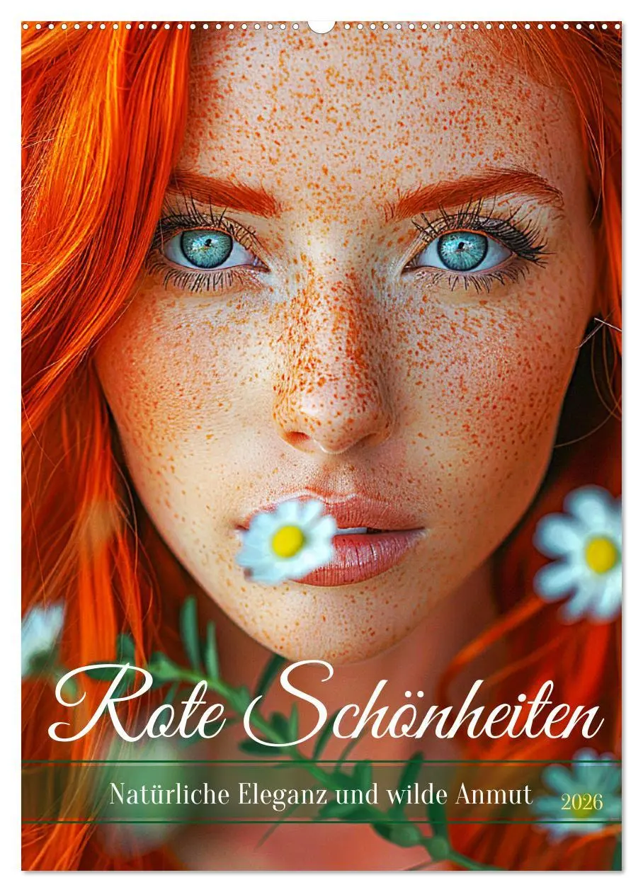 Cover: 9783516260137 | Rote Schönheiten. Natürliche Eleganz und wilde Anmut (Wandkalender...