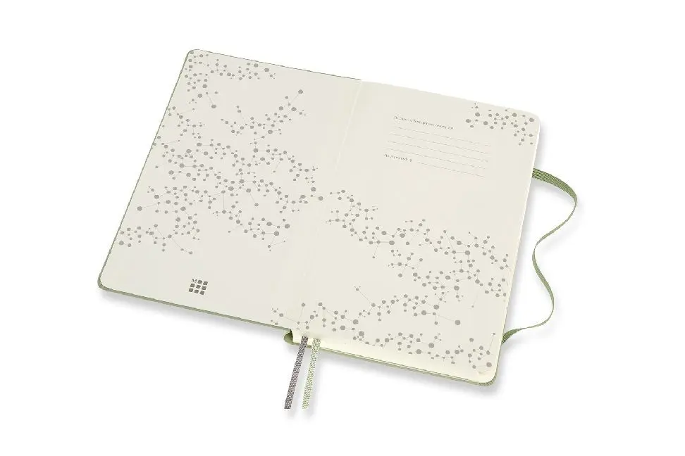 Bild: 8058647620237 | Moleskine Passion Journal Large/A5, Wellness, Hard Cover, Grün | Buch