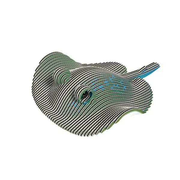 Bild: 9421036940237 | EUGY 3D Bastelset Stachelrochen | Kit (Bastelset) | 650102 | Deutsch
