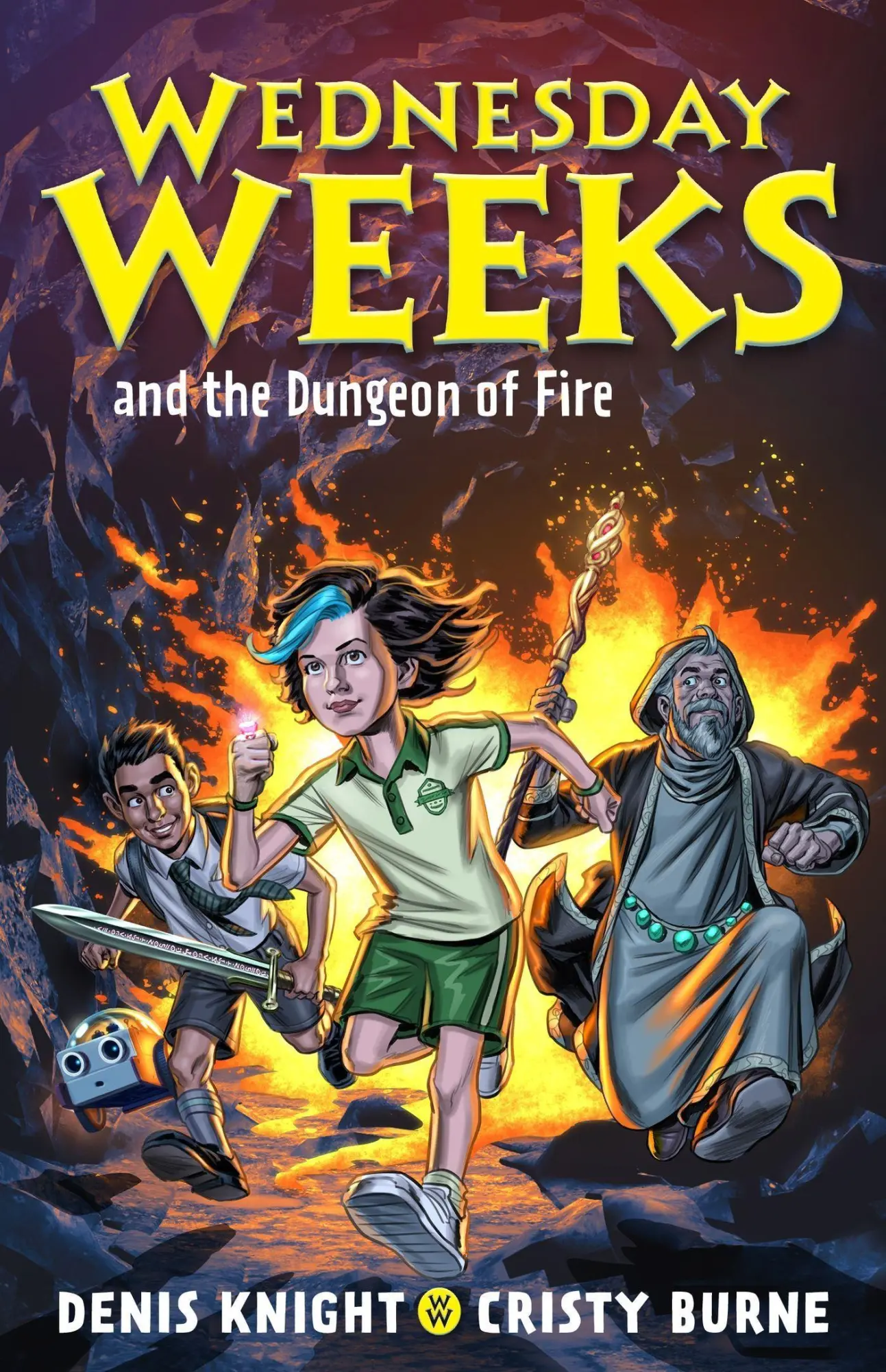 Cover: 9780734420237 | Wednesday Weeks and the Dungeon of Fire | Wednesday Weeks: Book 3