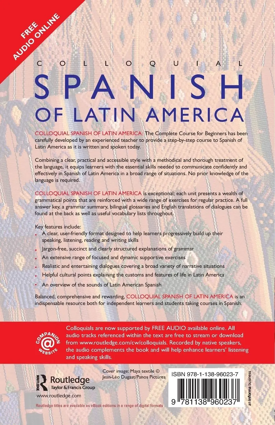 Rückseite: 9781138960237 | Colloquial Spanish of Latin America | Roberto Carlos Rodriguez-Saona