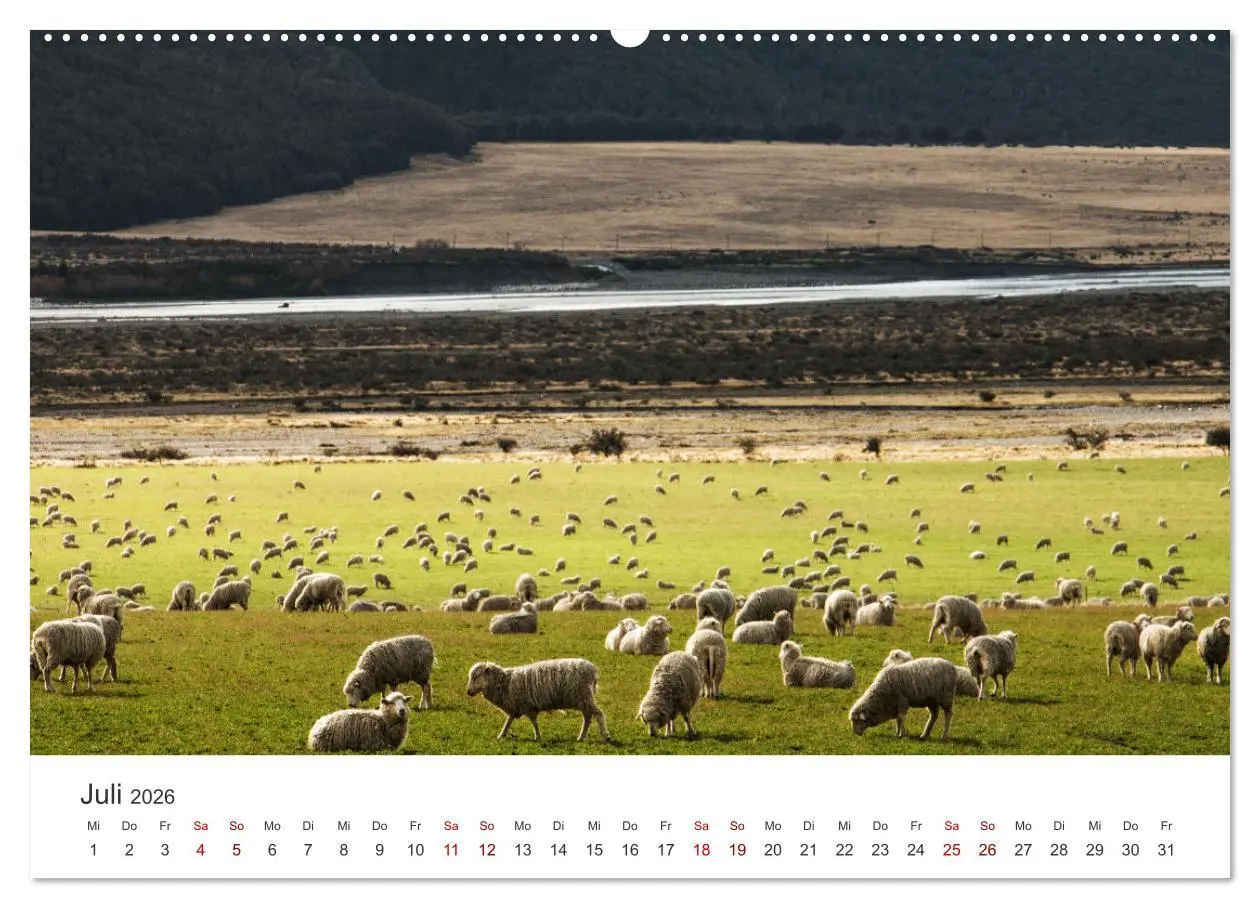 Bild: 9783457610237 | Neuseeland - Eine eindrucksvolle Insel. (Wandkalender 2026 DIN A2...