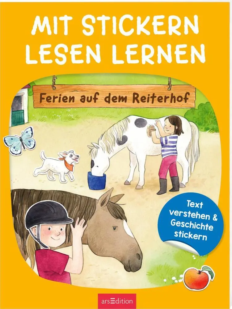 Cover: 9783845860237 | Mit Stickern Lesen lernen - Ferien auf dem Reiterhof | Annette Moser